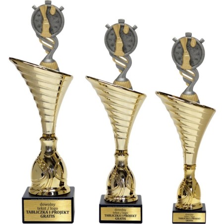 Puchar NT1000 z figurką biegacz biegi