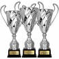 Puchar sportowy 2075 Srebrny 4 wysokości