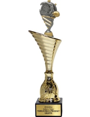 Złoty puchar z figurką pływactwo- NT1000 puchar tematyczny z dyscypliną
