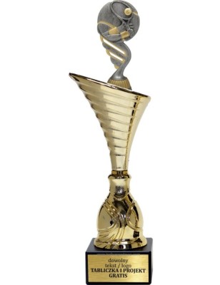 Złoty puchar z figurką tenis ziemny- NT1000 puchar tematyczny z dyscypliną