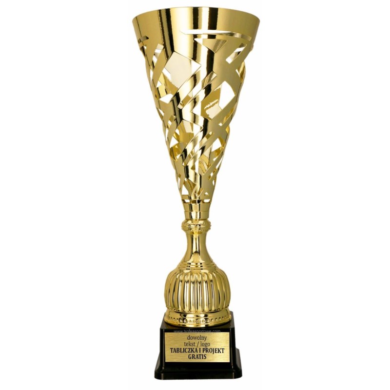 Ażurowy Puchar sportowy 2085 Złoty 3 wysokości
