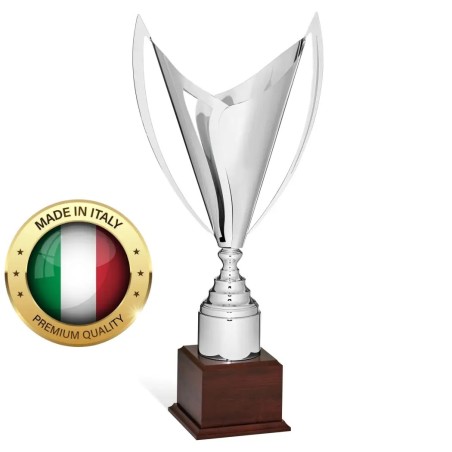 Srebrny puchar 96002 – Nowoczesne trofeum metalowe