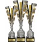 Puchar sportowy 2086 Srebrno-złoty 3 wysokości