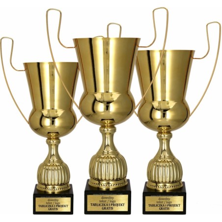Prestiżowy Puchar sportowy 2091 Złoty 3 wysokości