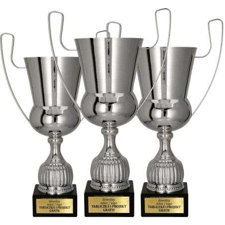 Puchar sportowy 2092 Srebrny 3 wysokości