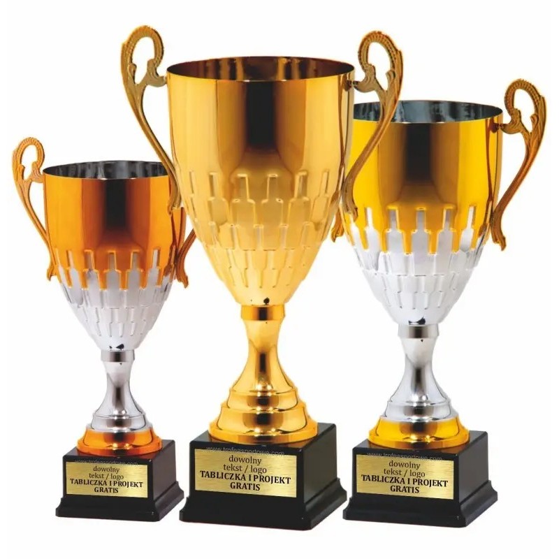 Komplet Pucharów 25132 do dekoracji zwycięzców 52-47-43 cm
