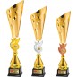 Komplet pucharów 26110 ze wstawkami kolorach podium 57-55-53 cm