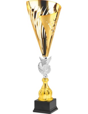 Komplet Pucharów 26113 74-72-70 cm na czarnej podstawie