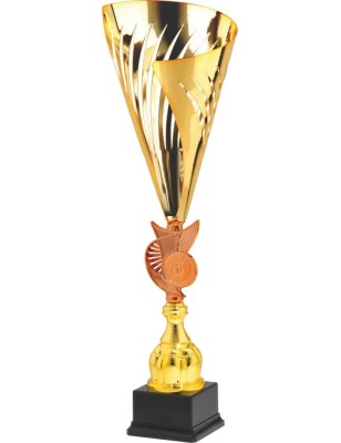 Komplet Pucharów 26113 74-72-70 cm na czarnej podstawie