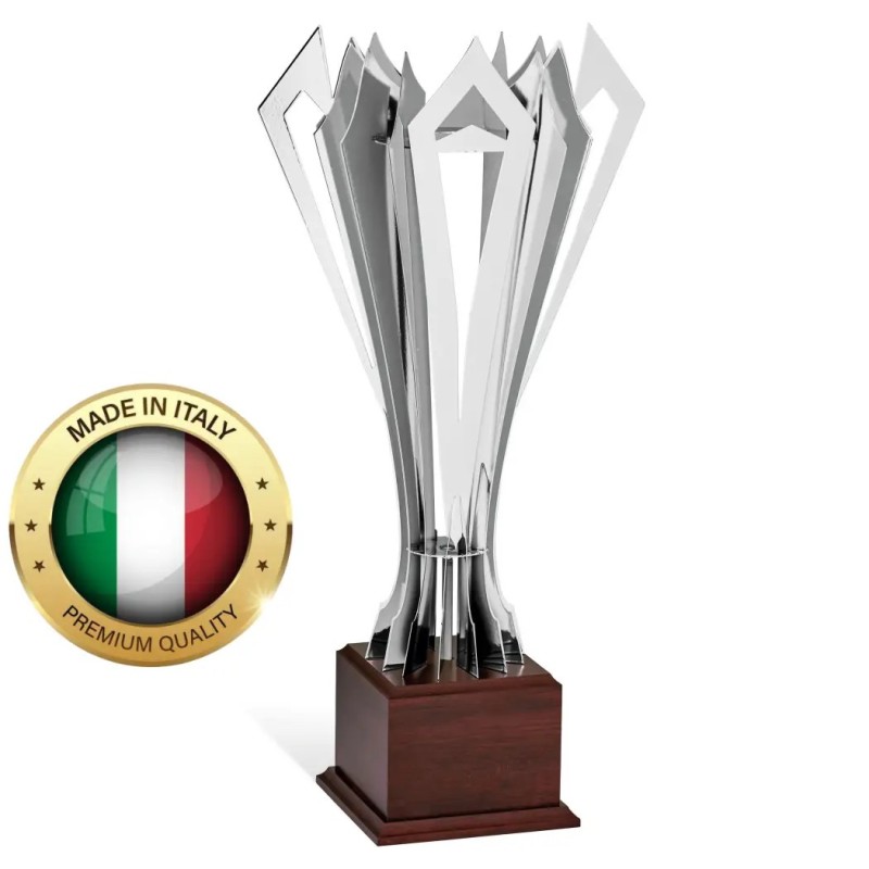 Trofeum srebrne wzór korony 96008 w ażurowym designie
