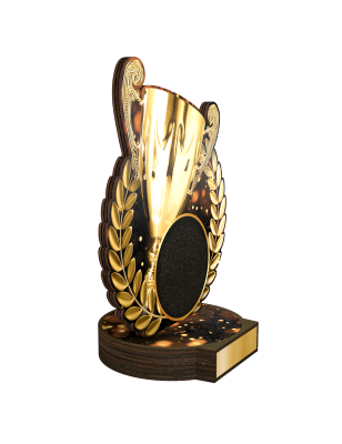 Statuetka drewniana personalizowana - seria RW