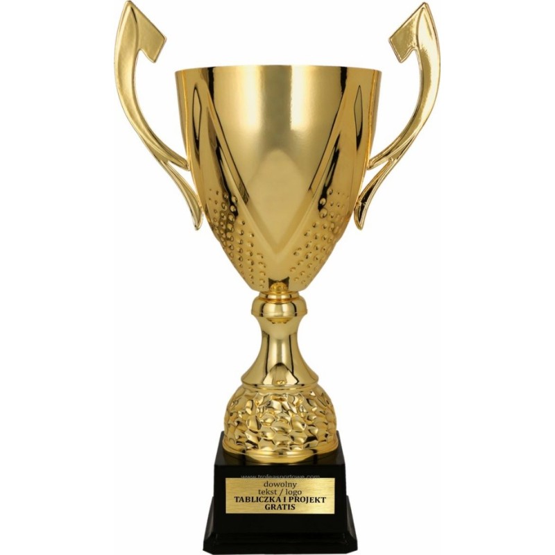 Zdobiony Puchar 3133 klasyczny złoty do ekspozycji i personalizacji