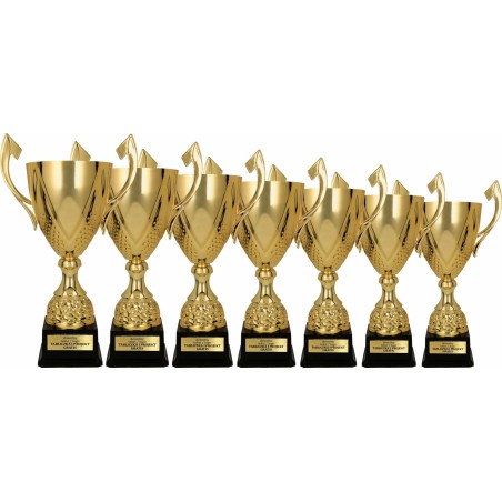 Zdobiony Puchar 3133 klasyczny złoty do ekspozycji i personalizacji