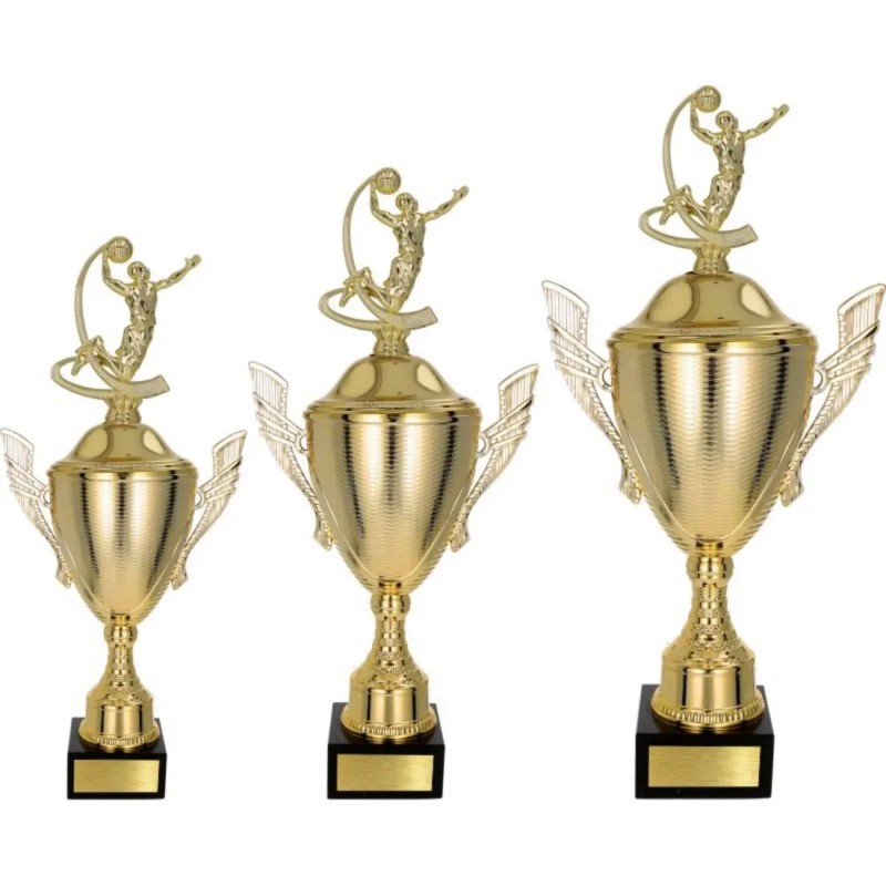 Zestaw pucharów NT733 z figurką koszykarz koszykówka 45-39-34 cm Zestaw pucharów NT733 z figurką koszykarz koszykówka 45-39-34 cm