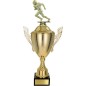 Puchar sportowy z figurką rugbysty rugby futbol + tabliczka