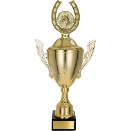 Puchar NT733 z figurką podkowa jeździectwo