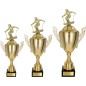 Komplet pucharów NT733 z figurką narciarz narciarstwo 45-39-34 cm Komplet pucharów NT733 z figurką narciarz narciarstwo 45-39-34 cm