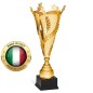 Złote trofeum 96013 ozdobna nagroda metalowa
