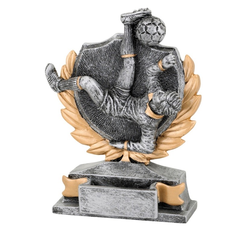 Statuetka piłkarska odlewana srebrno-złota z grawerem w cenie Statuetka piłkarska odlewana srebrno-złota z grawerem w cenie