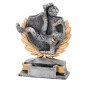 Statuetka piłkarska odlewana srebrno-złota z grawerem w cenie Statuetka piłkarska odlewana srebrno-złota z grawerem w cenie