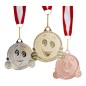 Medal uśmiechnięta buźka 5cm z szarfą i personalizacją Medal uśmiechnięta buźka 5cm z szarfą i personalizacją