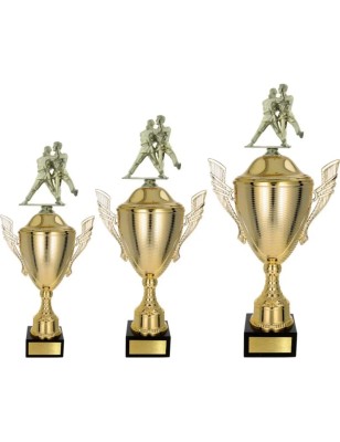 Puchar NT733 z figurką zapaśnika judo