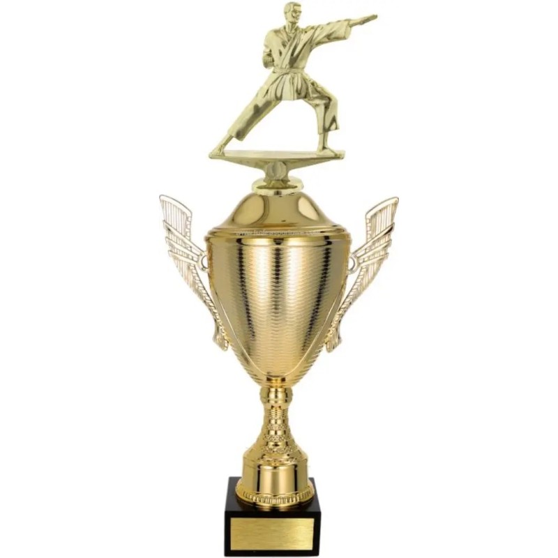 Puchar NT733 z figurką karateka karate Puchar NT733 z figurką karateka karate