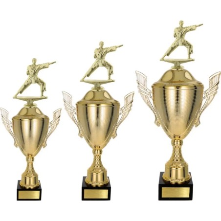 Puchar NT733 z figurką karateka karate