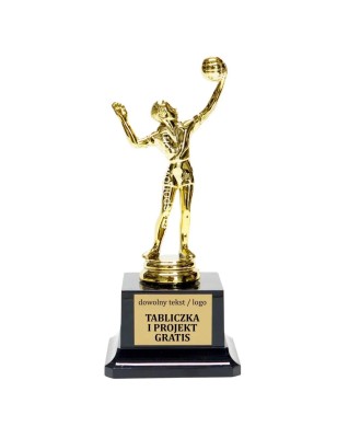 Statuetka Siatkarka Siatkówka Piłka Siatkowa 20 cm