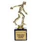 Statuetka kręglarz kręgle bowling 13-15 cm na marmurze