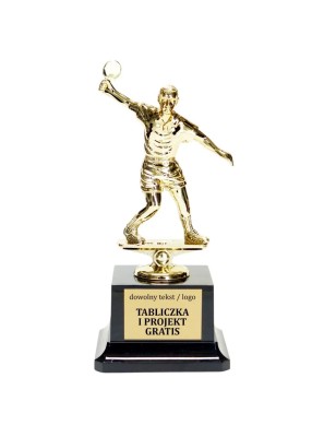 Złota statuetka A129 tenis stołowy ping-pong