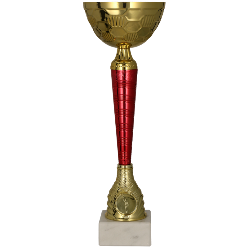 9290 – elegancki puchar w złoto-czerwonej odsłonie