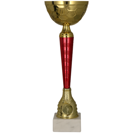 9290 – elegancki puchar w złoto-czerwonej odsłonie