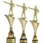 Zestaw pucharów NT1000 z figurką strzelec pistolet strzelectwo 35-32-31 cm Zestaw pucharów NT1000 z figurką strzelec pistolet strzelectwo 35-32-31 cm