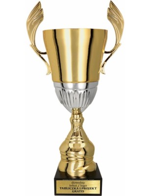 Puchar 4128 złoto-srebrny o reprezentacyjnej sylwetce