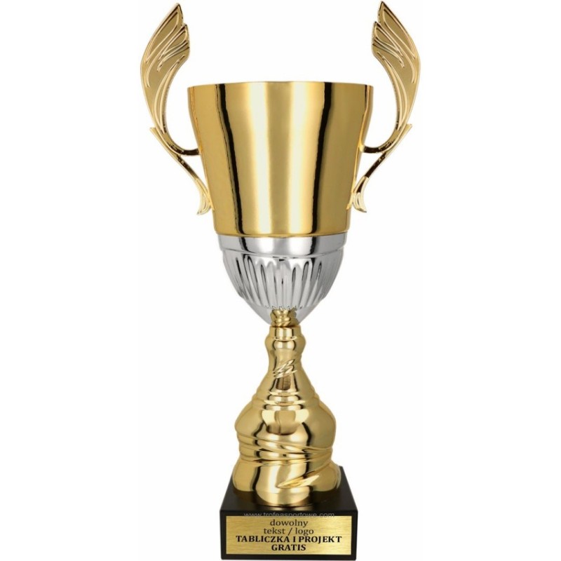 Puchar 4128 złoto-srebrny o reprezentacyjnej sylwetce