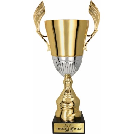 Puchar 4128 złoto-srebrny o reprezentacyjnej sylwetce