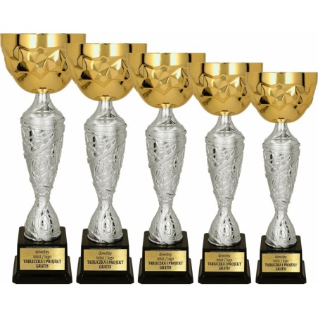 Puchar 4186 złoto-srebrny smukły na konkurs i zawody