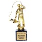 Złota statuetka F192 wędkarstwo wędkarz Złota statuetka F192 wędkarstwo wędkarz