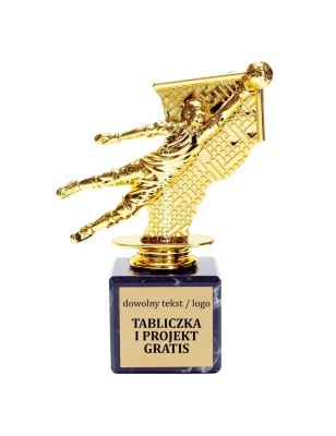 Złota statuetka F214 piłka nożna bramkarz
