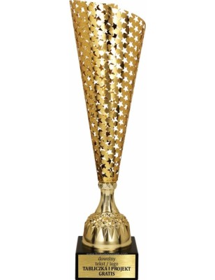 Puchar 4175 złoty z ażurowym wzorem i marmurem