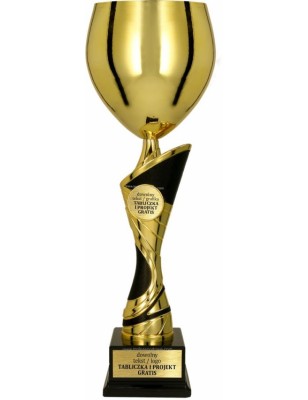 Puchar 4206 złoto-czarny z miejscem na emblemat