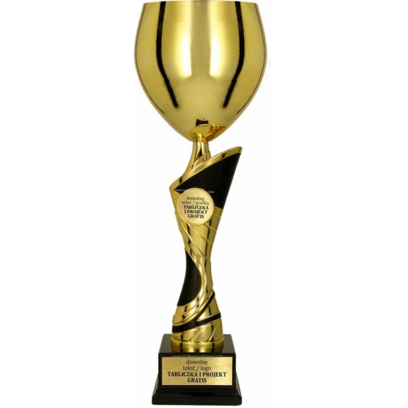 Puchar 4206 złoto-czarny z miejscem na emblemat