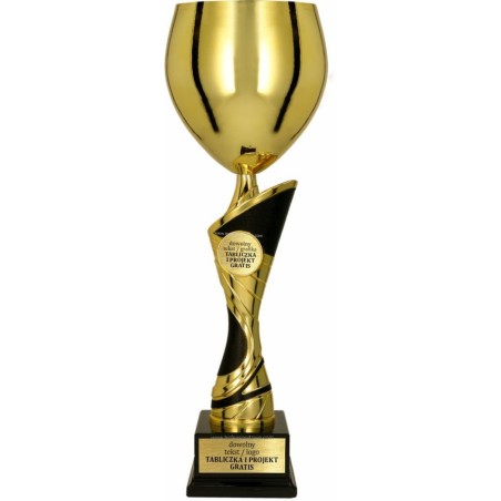 Puchar 4206 złoto-czarny z miejscem na emblemat