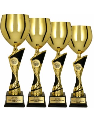 Puchar 4206 złoto-czarny z miejscem na emblemat