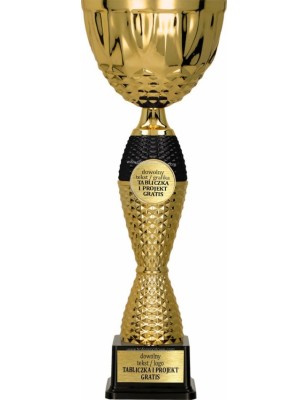 Puchar 4221 złoto-czarny z miejscem na emblemat