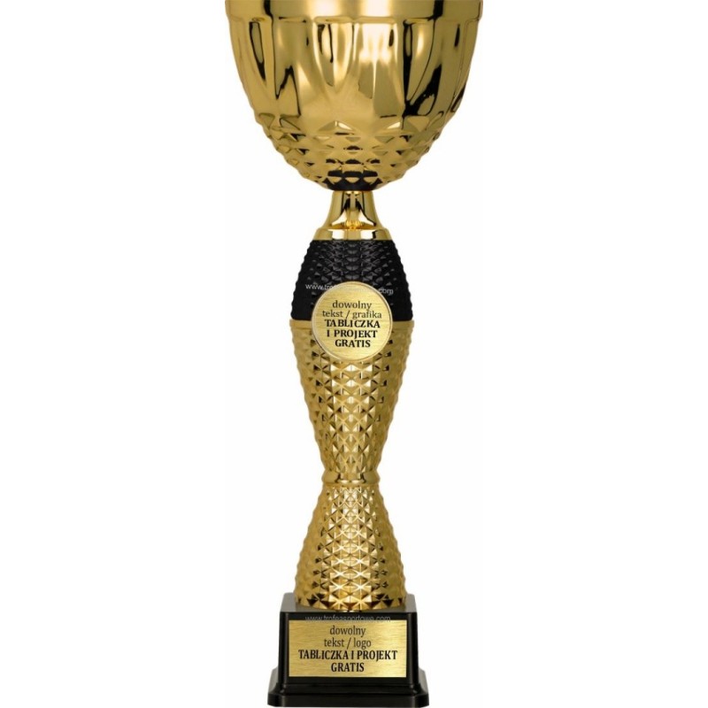 Puchar 4221 złoto-czarny z miejscem na emblemat