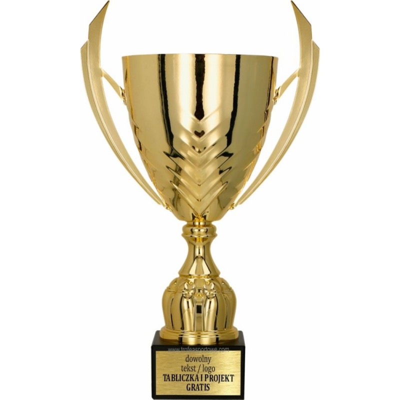Puchar 4224 złoty z marmurową podstawą i uchwytami