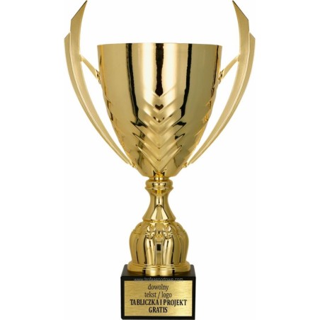 Puchar 4224 złoty z marmurową podstawą i uchwytami