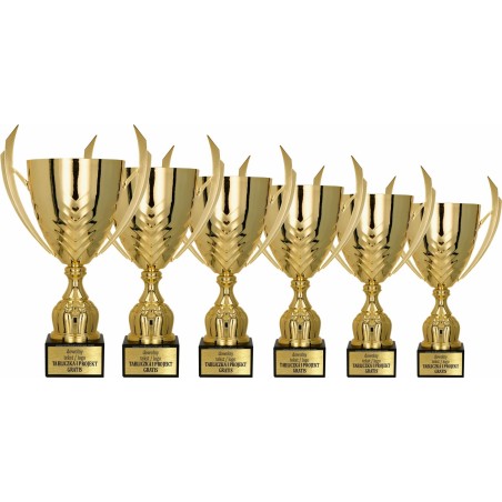 Puchar 4224 złoty z marmurową podstawą i uchwytami